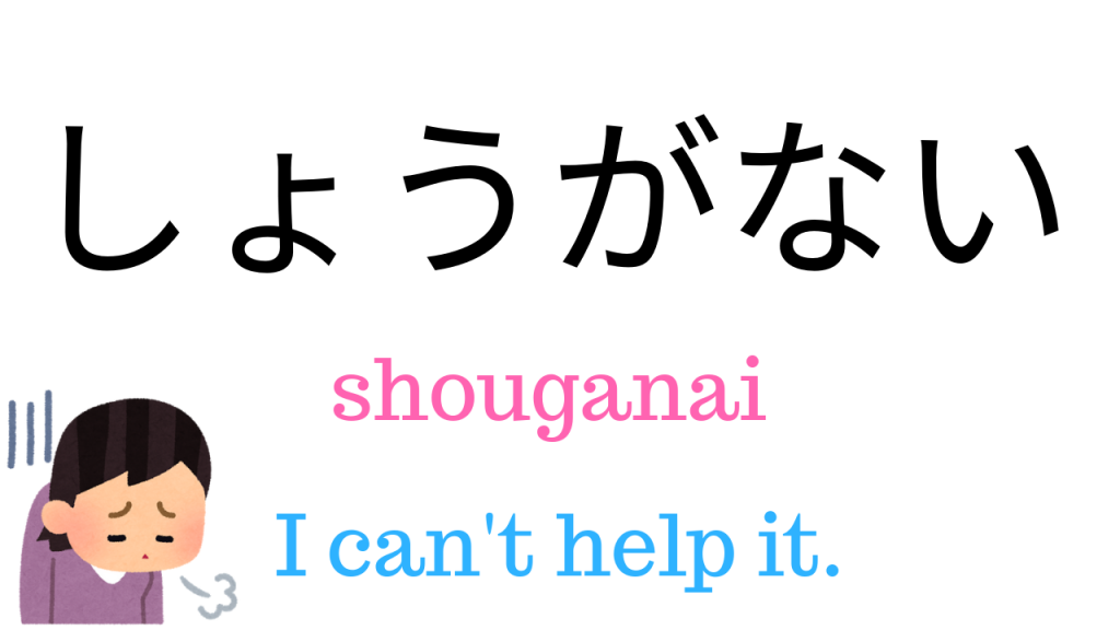 What is しょうがない (shouganai)!?